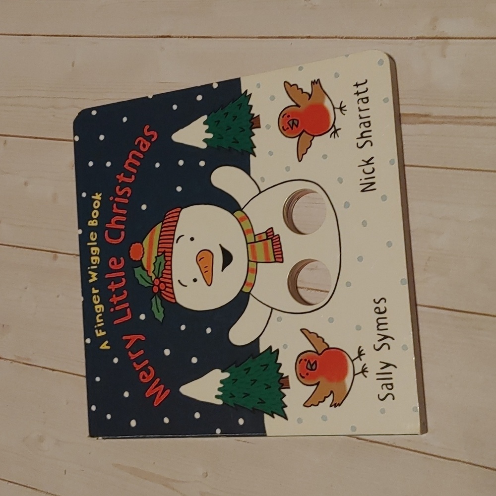 A Finger Wiggle Merry Little Christmas Baby Board Book Sally Sykes Nick Sharratt